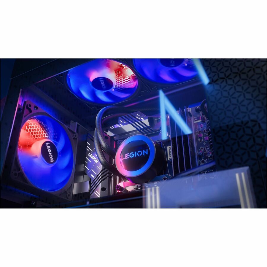 Lenovo Legion Tower 7i Gaming PC – Intel Core Ultra 7 265KF (20-Core, 5.5GHz), NVIDIA GeForce RTX 5080 16GB GDDR7, 32GB DDR5, 1TB SSD, 360mm Liquid Cooling, Thunderbolt 4, Windows 11 Pro