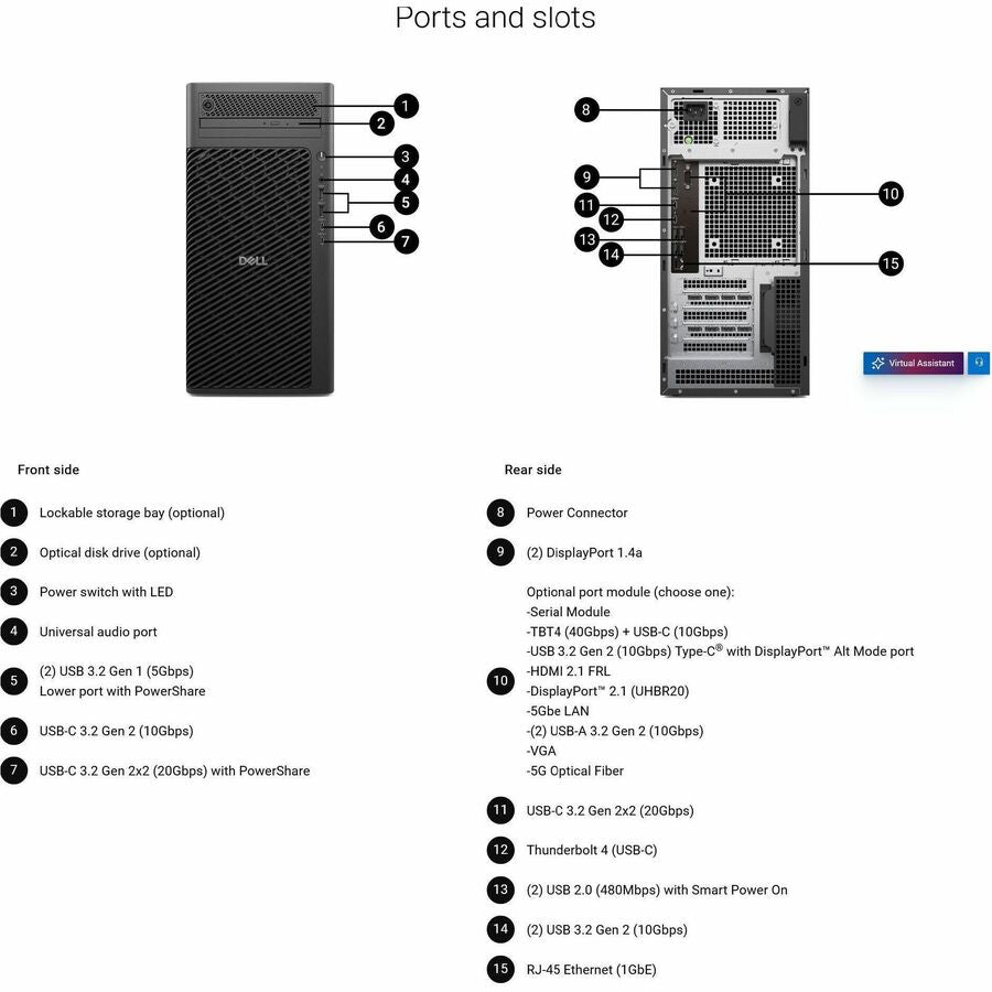 Dell Pro Max FCT2250 Workstation Tower – Intel Core Ultra