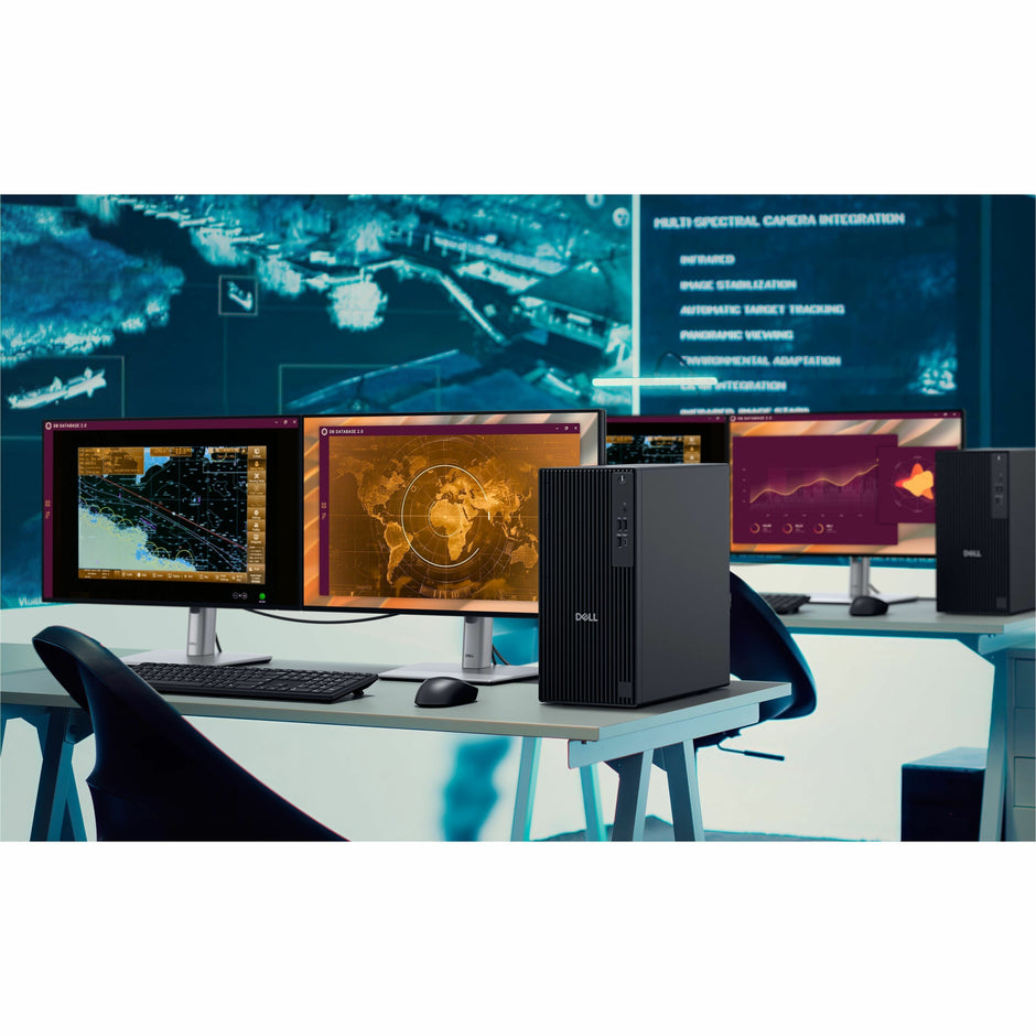 Dell Pro Tower QCT1255 AI Desktop PC – AMD Ryzen 7 PRO 8700G (8-Core, 16 TOPS NPU, Radeon 780M), 16GB DDR5, 512GB SSD, Wi-Fi 7, Windows 11 Pro