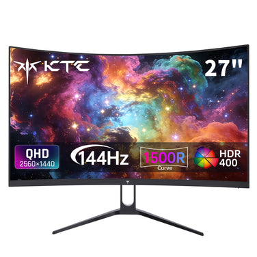 KTC 27" 2K Curved Gaming Monitor | 144Hz 400-Nit HDR