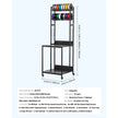 Premium 4-Tier Heavy-Duty 3D Printer Workstation & Filament Storage Cart