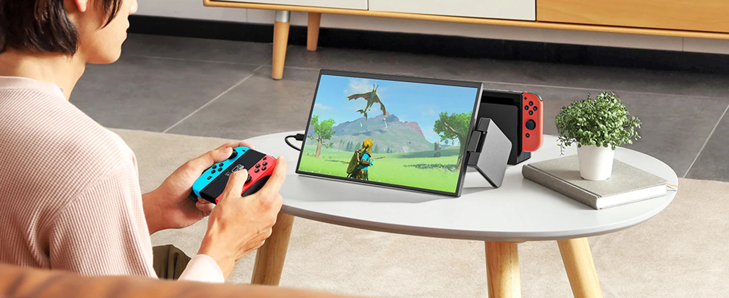 Portable 15.6-Inch Dual Monitor Extender for Laptops | 1080P FHD IPS Display Panel