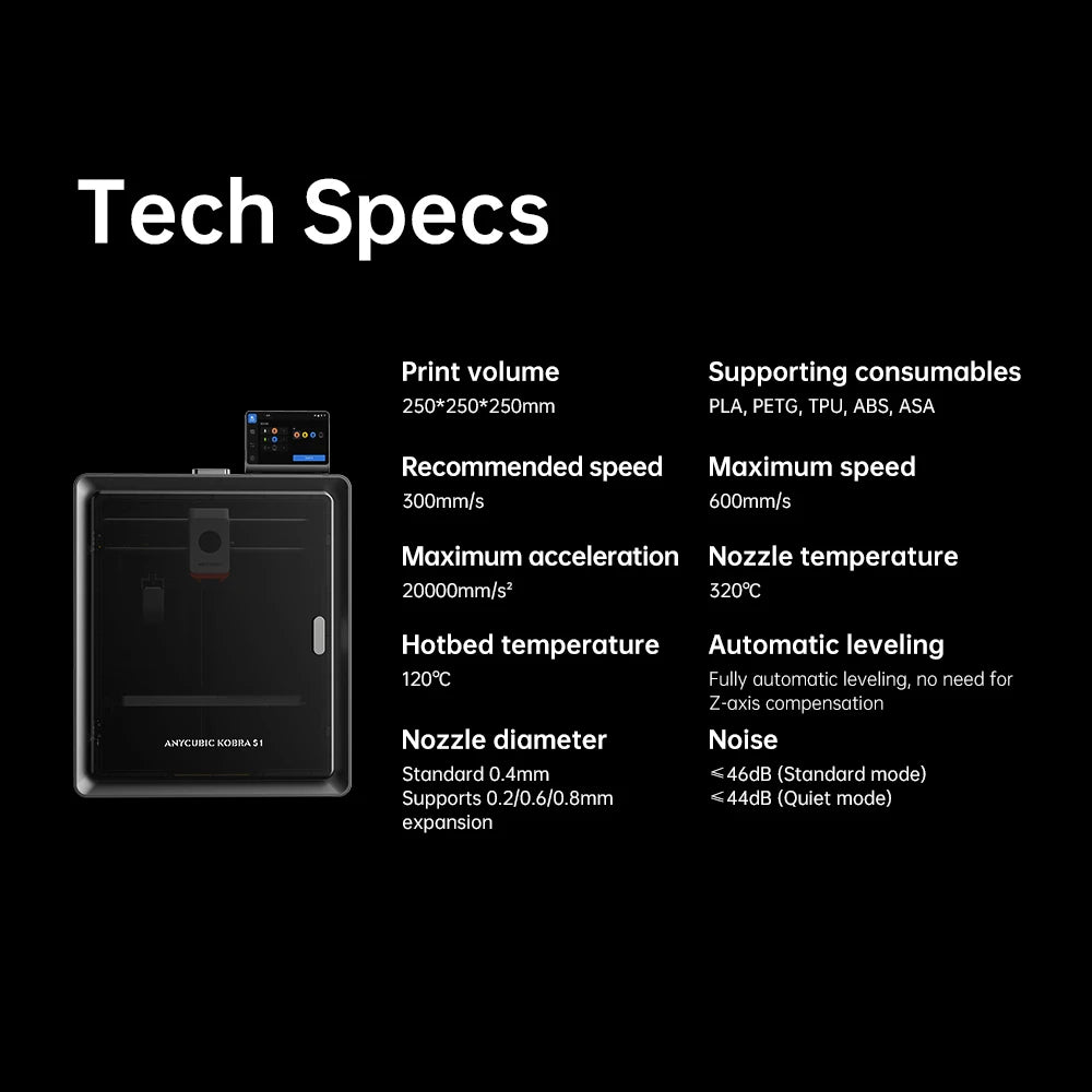 Anycubic Photon High-Speed Multi-Color 3D Printer