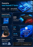 SOYO Intel Core i7 Mini PC | 8GB RAM Workstation Desktop