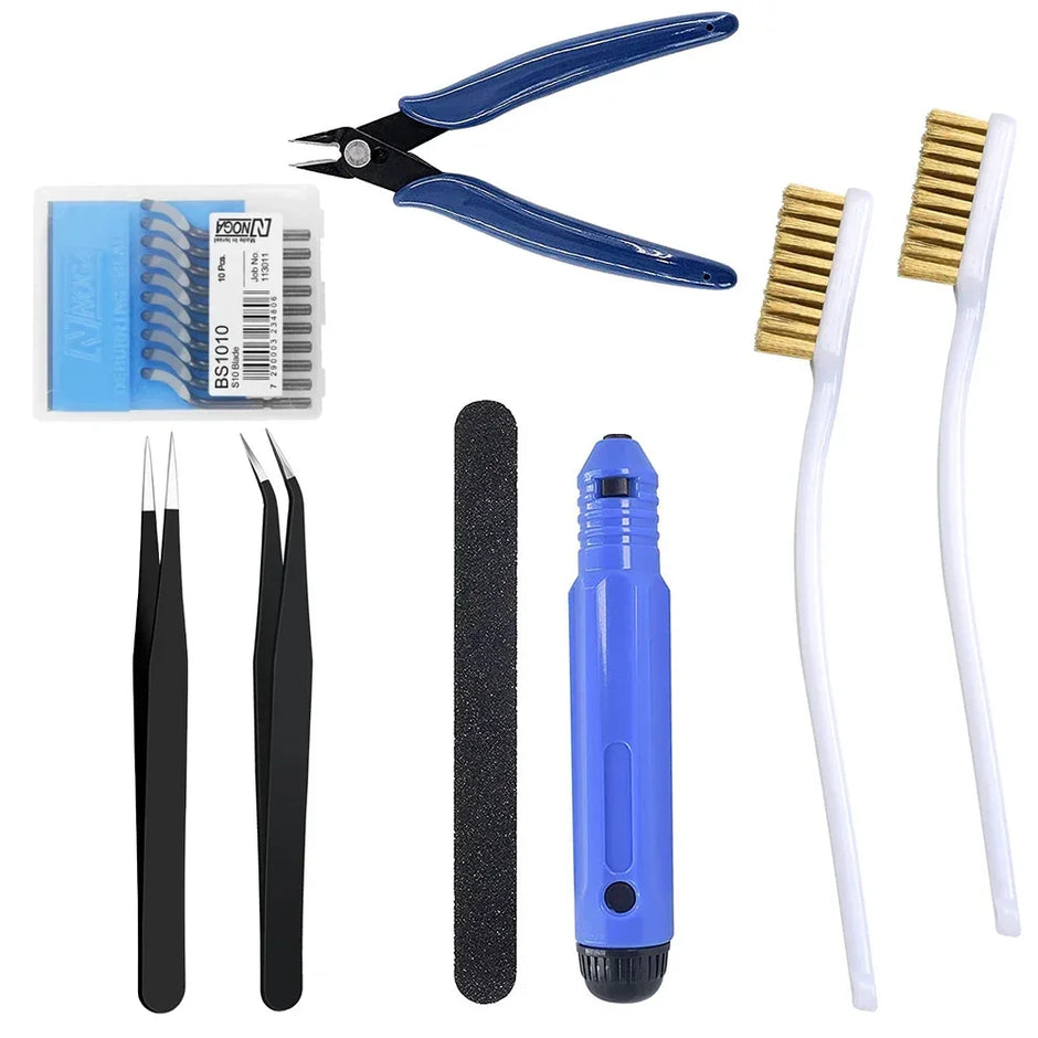 Multiple Models 3D Printer Tool Kit Trimming Knife Scraper Cleaning Needle Tweezers Pliers Deburring Kit DIY 3D Printing Tools