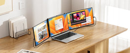 Portable 15.6-Inch Dual Monitor Extender for Laptops | 1080P FHD IPS Display Panel