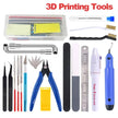 Multiple Models 3D Printer Tool Kit Trimming Knife Scraper Cleaning Needle Tweezers Pliers Deburring Kit DIY 3D Printing Tools