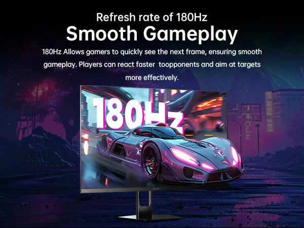 KTC 27-Inch Gaming Monitor | 180Hz Blazing Fast IPS 1080P Screen with 1ms Response