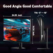 KTC 27-Inch Gaming Monitor | 180Hz Blazing Fast IPS 1080P Screen with 1ms Response