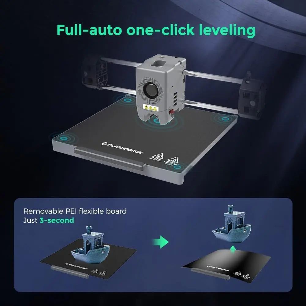 Flashforge Adventurer 5M Pro High-Speed Enclosed 3D Printer