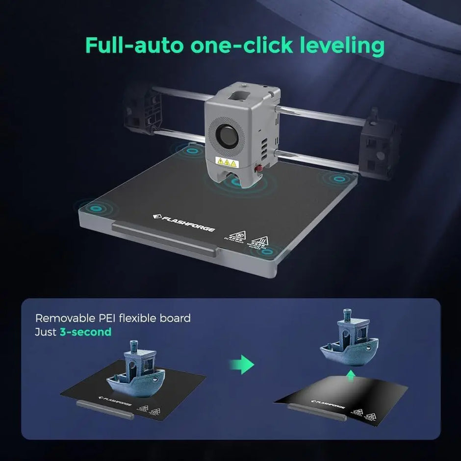 Flashforge Adventurer 5M Pro High-Speed Enclosed 3D Printer