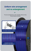 Dual-color Silk PLA Filament 1.75mm 2 Color Coextrusion Glossy 3D Printer Filament PLA, 3kg/pack 1kg each spool