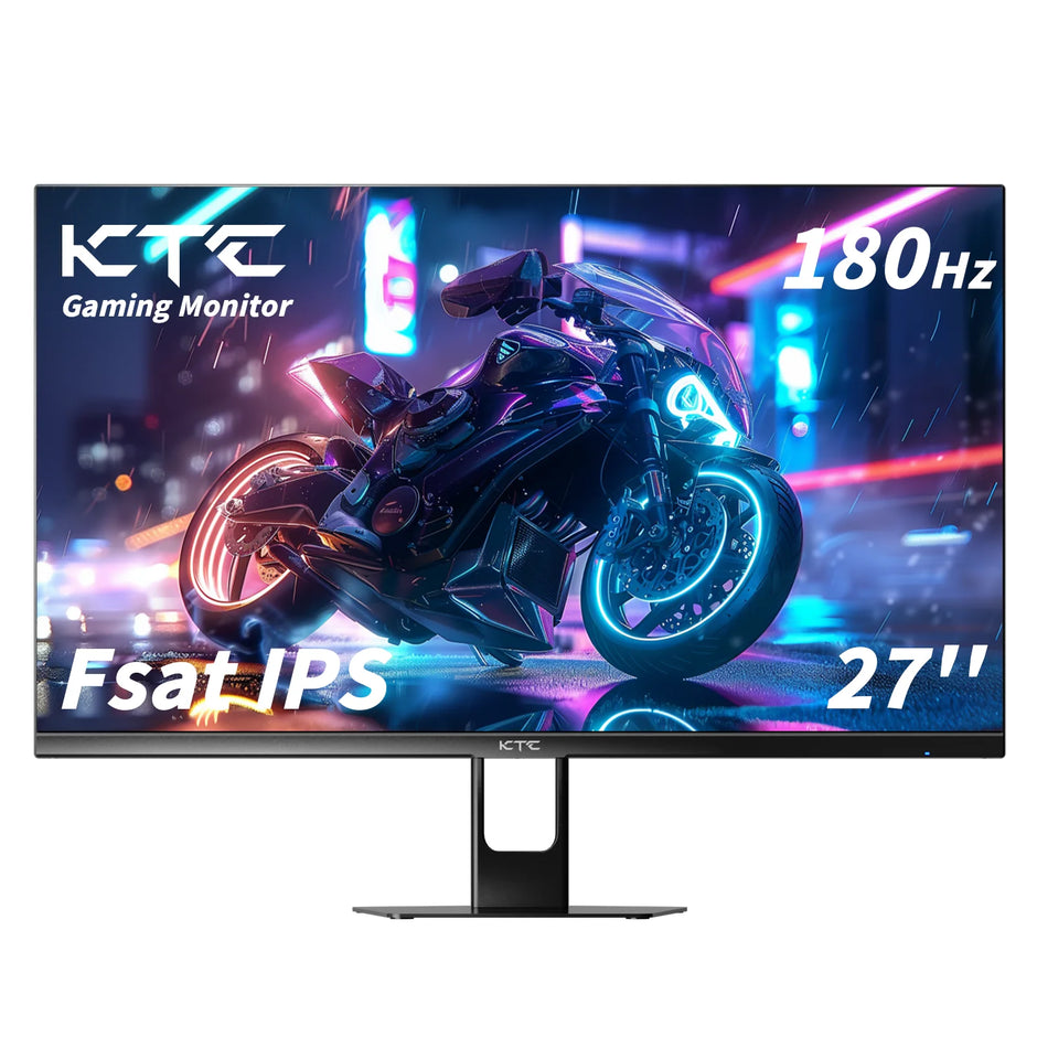 KTC 27-Inch Gaming Monitor | 180Hz Blazing Fast IPS 1080P Screen with 1ms Response