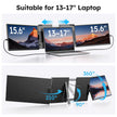 Portable 15.6-Inch Dual Monitor Extender for Laptops | 1080P FHD IPS Display Panel