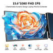 Portable 15.6-Inch Dual Monitor Extender for Laptops | 1080P FHD IPS Display Panel