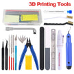 Multiple Models 3D Printer Tool Kit Trimming Knife Scraper Cleaning Needle Tweezers Pliers Deburring Kit DIY 3D Printing Tools