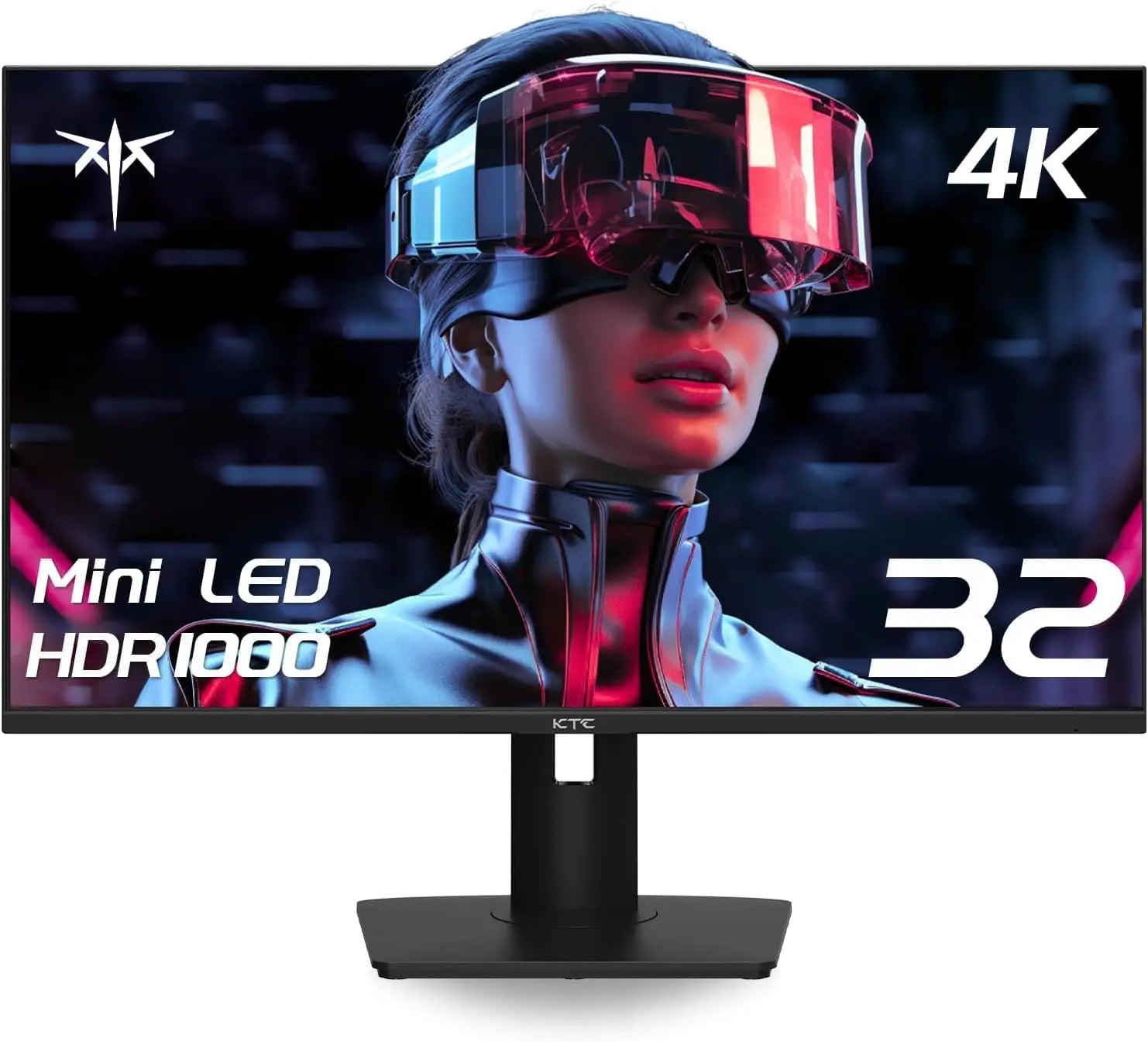 KTC 32-Inch 4K Gaming Monitor | Mini-LED Fast IPS 144Hz 1ms Screen with 45W Type-C