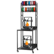 Premium 4-Tier Heavy-Duty 3D Printer Workstation & Filament Storage Cart