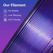 Dual-color Silk PLA Filament 1.75mm 2 Color Coextrusion Glossy 3D Printer Filament PLA, 3kg/pack 1kg each spool
