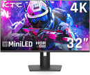 KTC 32-Inch 4K Gaming Monitor | Mini-LED Fast IPS 144Hz 1ms Screen with 45W Type-C