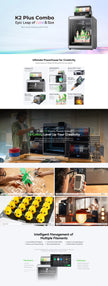 Creality K2 Plus Combo High-Speed Multi-Color 3D Printer