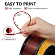 Dual-color Silk PLA Filament 1.75mm 2 Color Coextrusion Glossy 3D Printer Filament PLA, 3kg/pack 1kg each spool