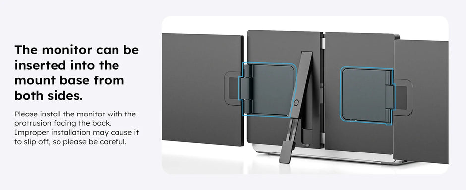Portable 15.6-Inch Dual Monitor Extender for Laptops | 1080P FHD IPS Display Panel