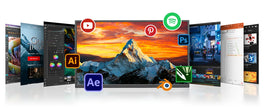 Portable 15.6-Inch Dual Monitor Extender for Laptops | 1080P FHD IPS Display Panel