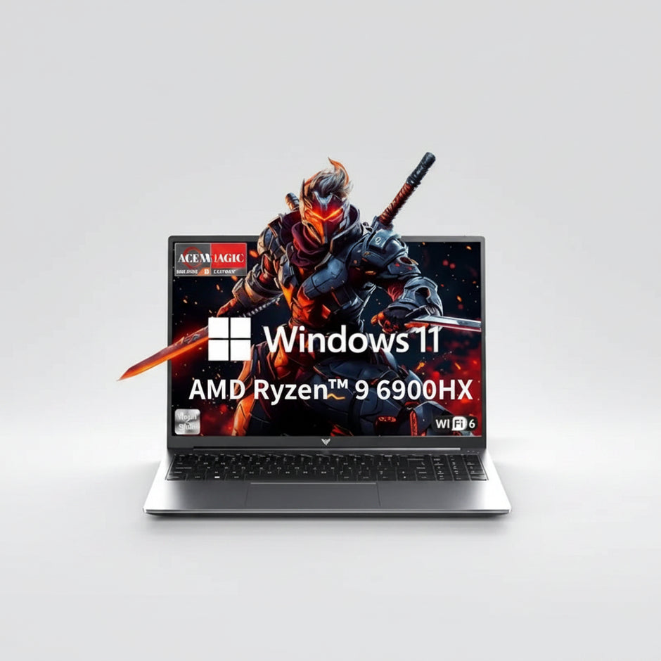 ACEMAGIC 16" FHD Laptop | AMD Ryzen 9 6900HX, 16GB LPDDR5 RAM, 512GB SSD, Backlit Keyboard