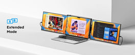 Portable 15.6-Inch Dual Monitor Extender for Laptops | 1080P FHD IPS Display Panel