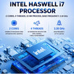 SOYO Intel Core i7 Mini PC | 8GB RAM Workstation Desktop