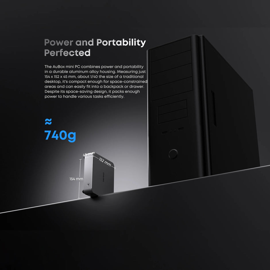 Chuwi Ryzen 7 Pro Mini PC | 16GB DDR5 512GB Sleek Workstation