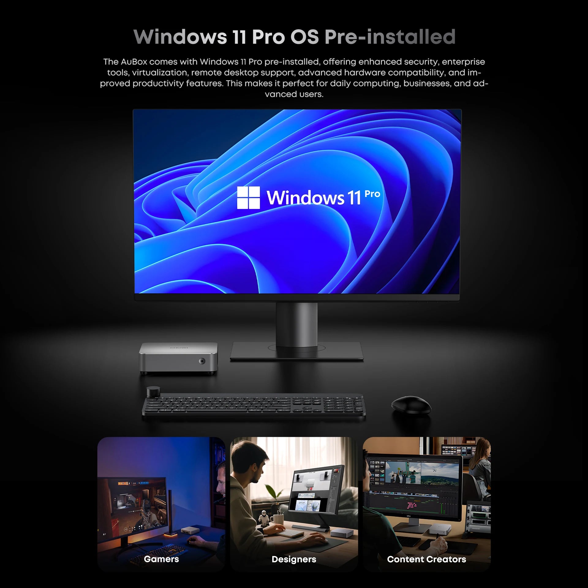 Chuwi Ryzen 7 Pro Mini PC | 16GB DDR5 512GB Sleek Workstation